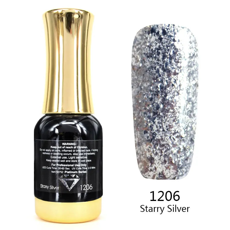 Nail Salon Long Lasting Shining Soak Off Color Nail Gel Polish
