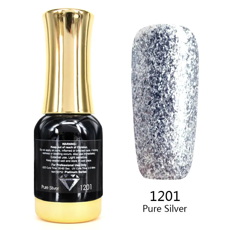 Nail Salon Long Lasting Shining Soak Off Color Nail Gel Polish