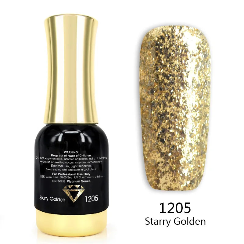 Nail Salon Long Lasting Shining Soak Off Color Nail Gel Polish