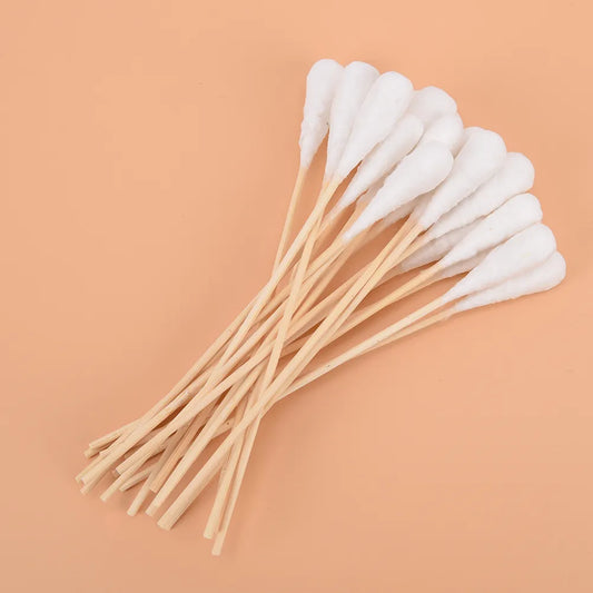 20pcs Women Beauty Makeup Cotton Swab Cotton Buds Make Up Wood Sticks Nose Ears