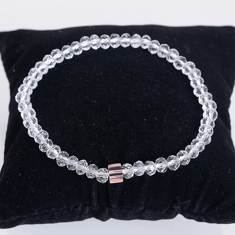 Miasol Colorful New Arrived Style Glass Crystal Beaded Rope Distance Bracelet