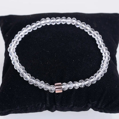Miasol Colorful New Arrived Style Glass Crystal Beaded Rope Distance Bracelet