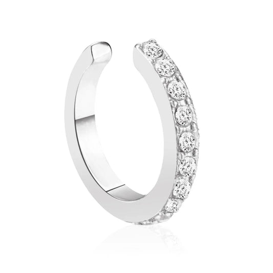 Modyle Vintage Clip on Earrings Crystal Ear Cuff Non Pierced Earrings Nose Ring