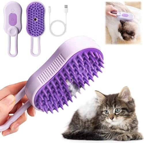 Brosse a vapeur électrique pour chien et chat