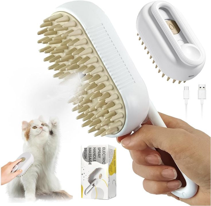 Brosse a vapeur électrique pour chien et chat