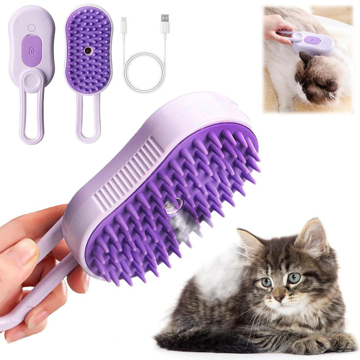 Brosse a vapeur électrique pour chien et chat