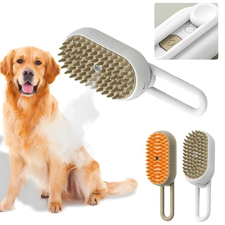 Brosse a vapeur électrique pour chien et chat