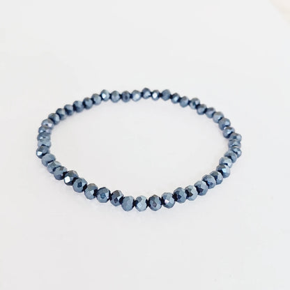 Miasol Colorful New Arrived Style Glass Crystal Beaded Rope Distance Bracelet