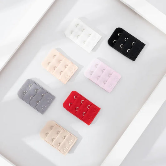 3PCS Bra Extension Lingerie Strap Extender Replacement With 2 Hooks Lengthened