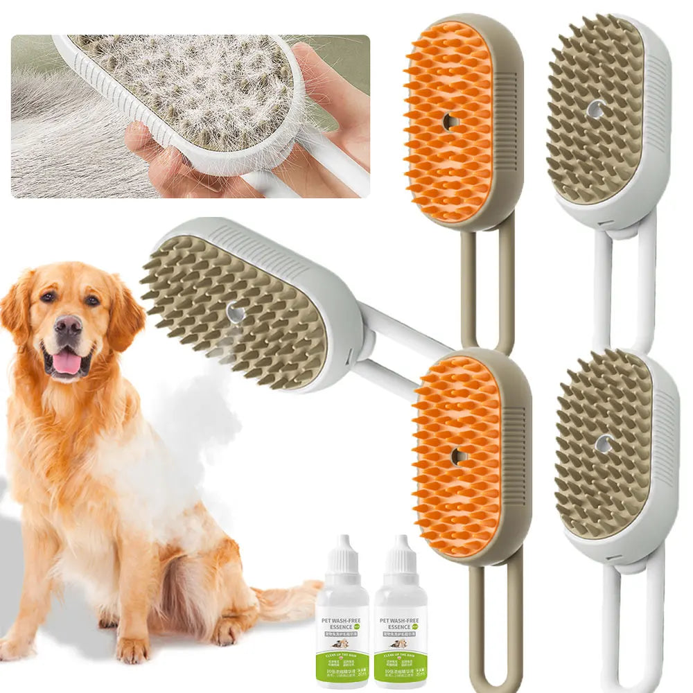 Brosse a vapeur électrique pour chien et chat