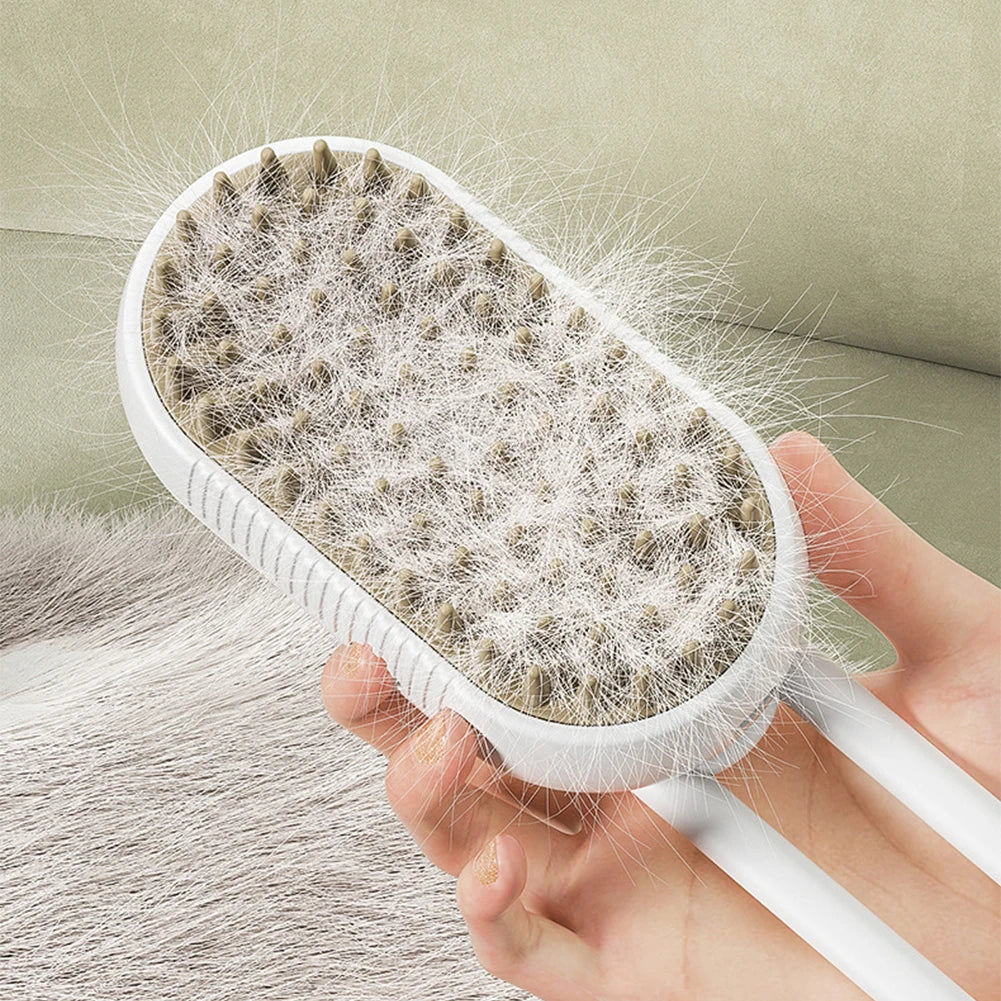 Brosse a vapeur électrique pour chien et chat