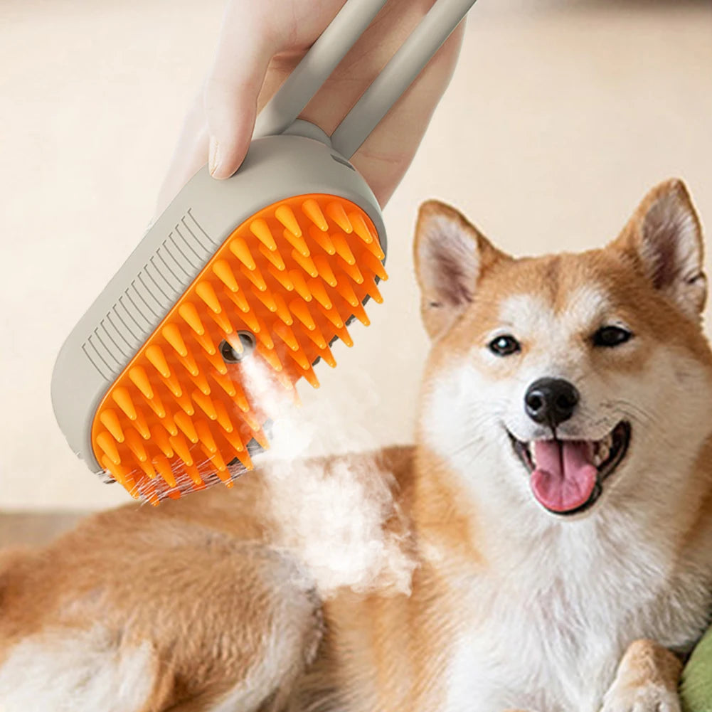 Brosse a vapeur électrique pour chien et chat