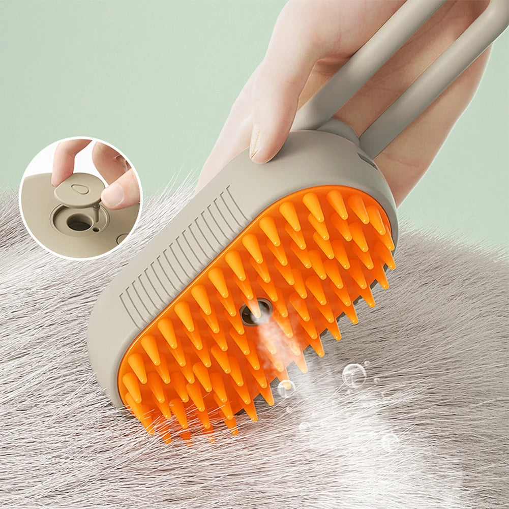 Brosse a vapeur électrique pour chien et chat